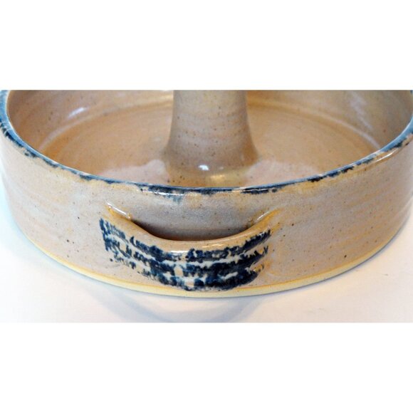 Vintage Artisan Pottery Chicken Cooker Seagrove NC Ceramics Pine cone and needle - Picture 5 of 9